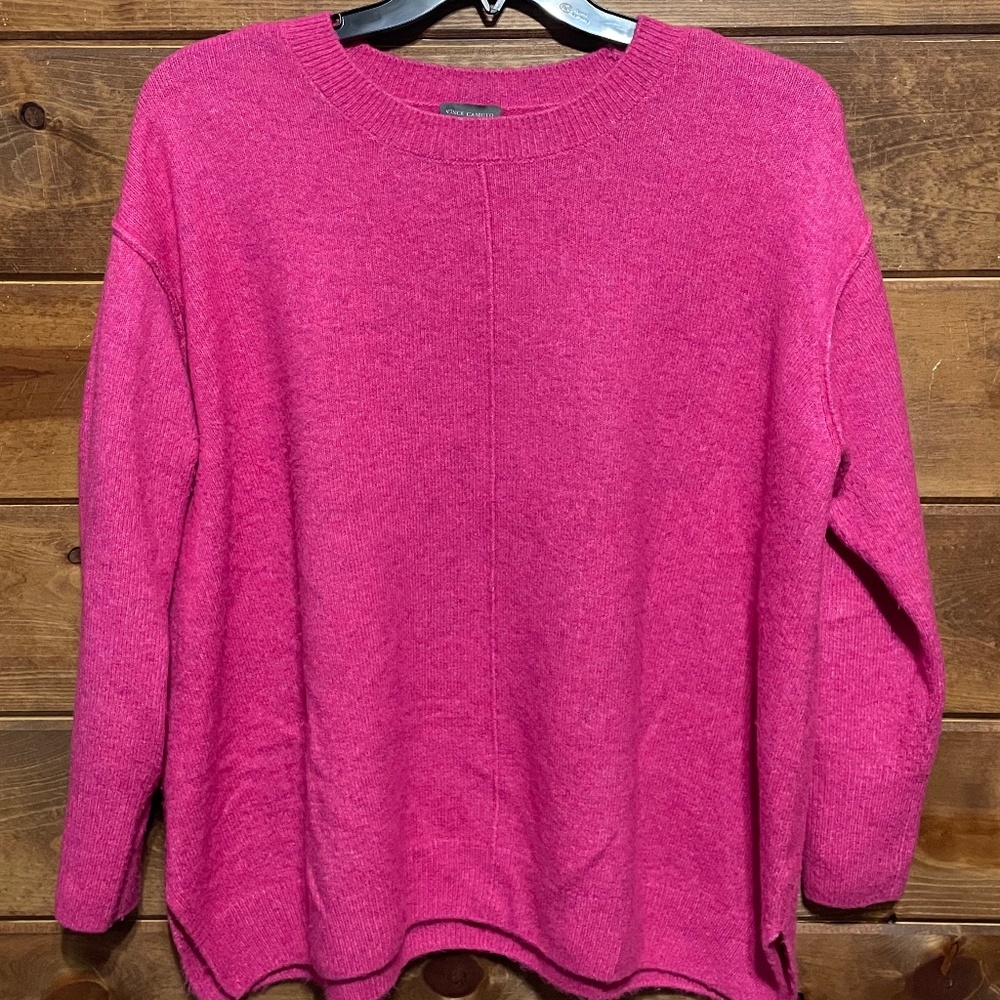 Hot pink relaxed fit sweater